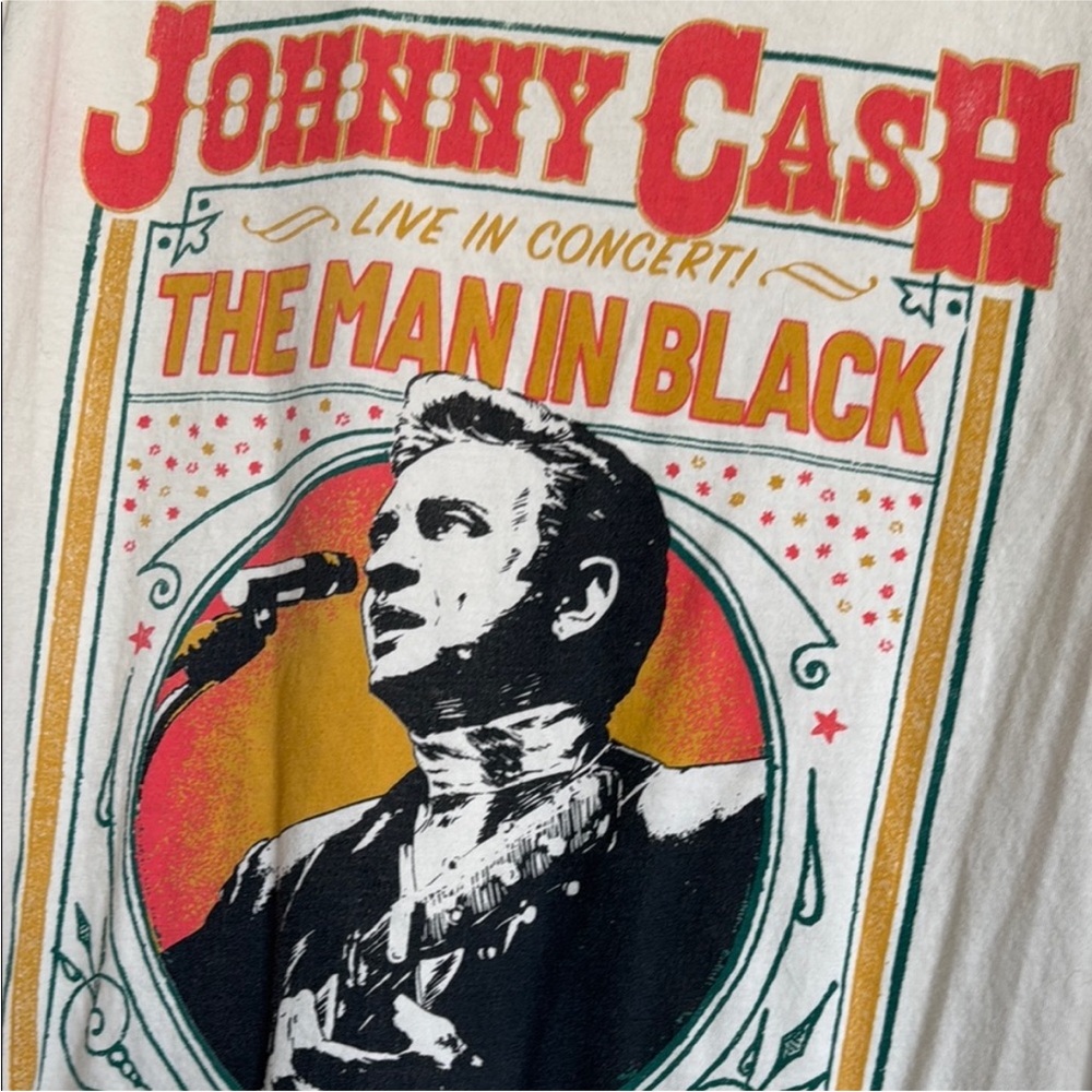 Daydreamer by Free People Cream Johnny Cash Tee - Picture 2 of 4